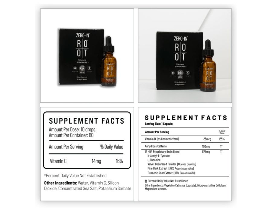 Root Value Pack Supplement Facts